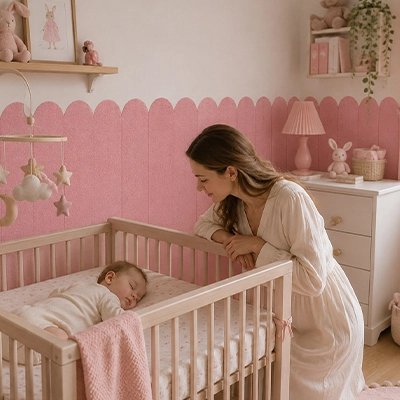 Autocollants muraux chambreEffet panneaux verticaux: structure en lamelles qui apporte du relief et de la profondeur au mur – La Boutik BéBé