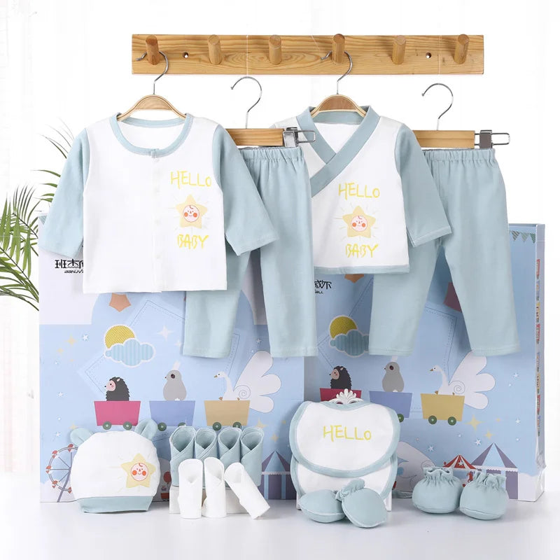 Coffret Naissance Bébé 18 Pièces — Layette Complète Cadeau