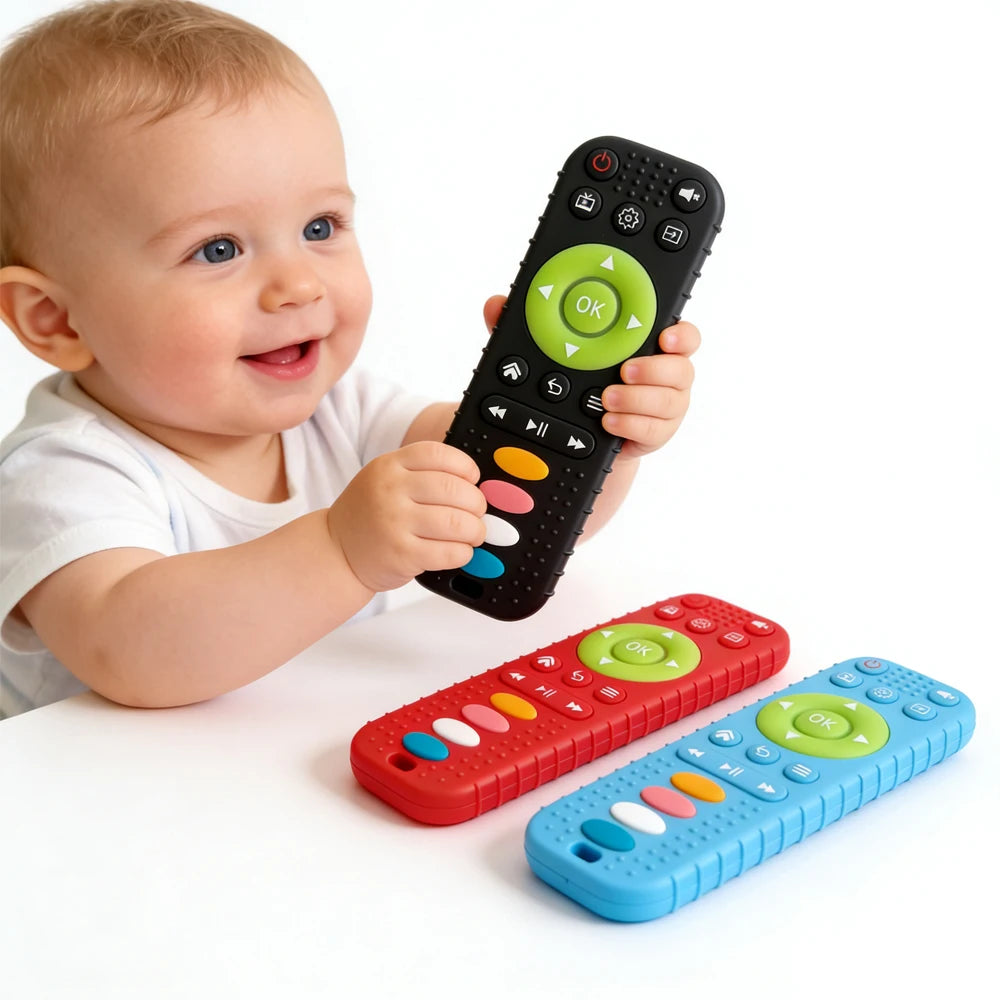 Jouet de Dentition Télécommande en Silicone