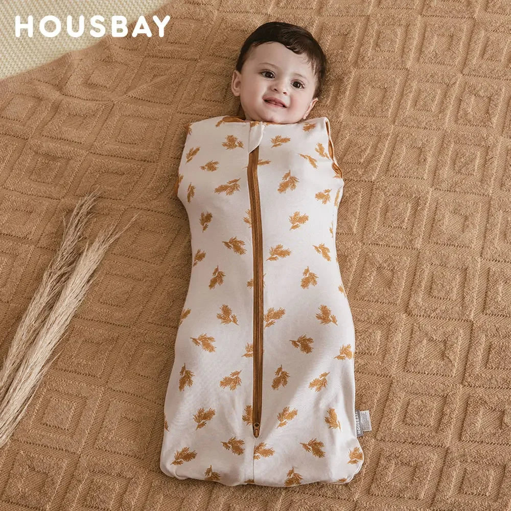 Gigoteuse Bébé en Coton — Turbulette Sans Manches avec Double Zip
