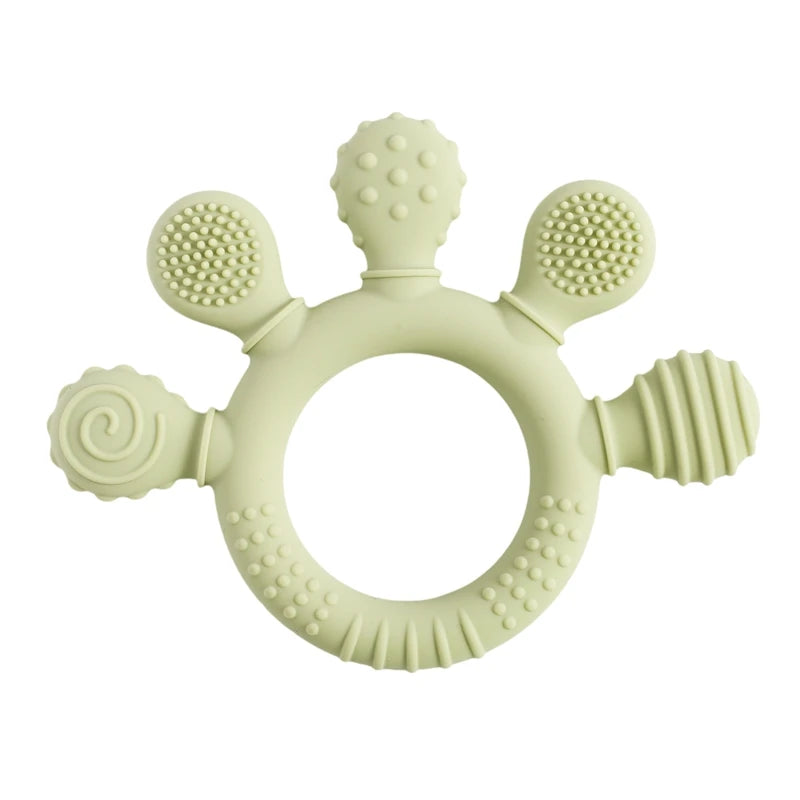 Jouet Sensoriel de Dentition en Silicone Sans BPA