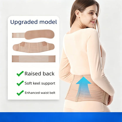 Ceinture Maternité Courbée en D | Soutien Abdominal 360°