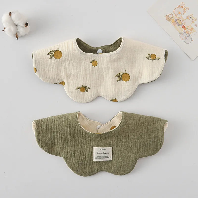 Bavoir Réversible pour Bébé Motifs Cartoon