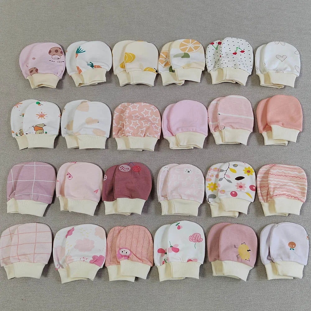 5 Paires de Gants pour Bébé Nouveau-né Anti-Griffures
