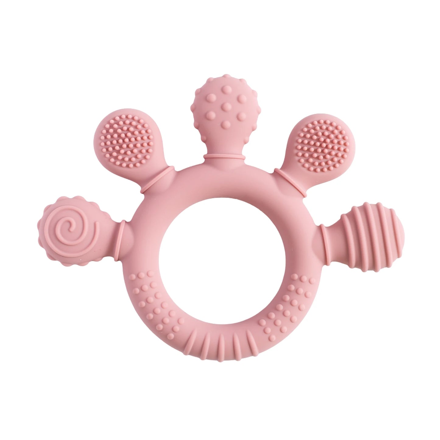 Jouet Sensoriel de Dentition en Silicone Sans BPA