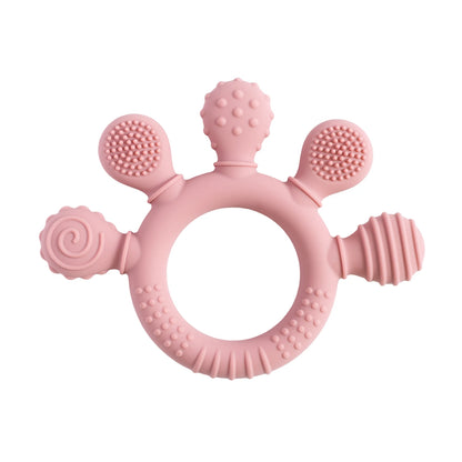 Jouet Sensoriel de Dentition en Silicone Sans BPA