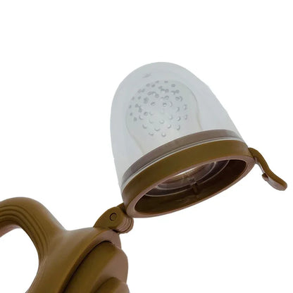 Grignoteur Bébé avec Couvercle | Silicone Sans BPA