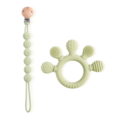 Jouet Sensoriel de Dentition en Silicone Sans BPA