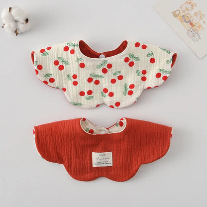 Bavoir Réversible pour Bébé Motifs Cartoon