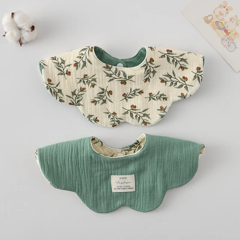 Bavoir Réversible pour Bébé Motifs Cartoon