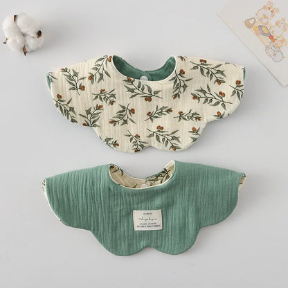 Bavoir Réversible pour Bébé Motifs Cartoon