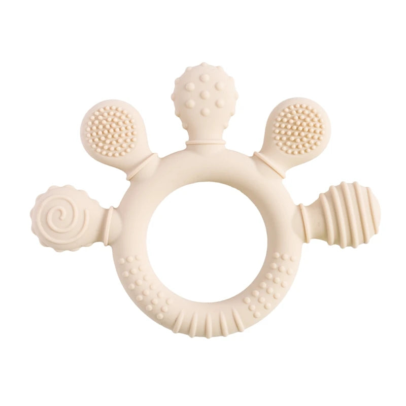 Jouet Sensoriel de Dentition en Silicone Sans BPA