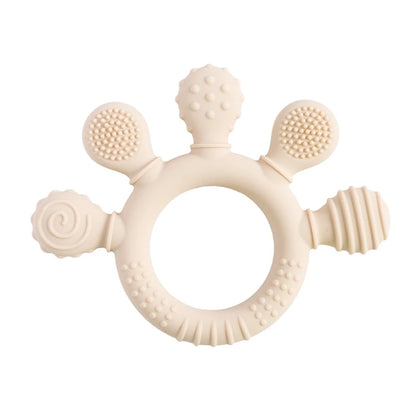 Jouet Sensoriel de Dentition en Silicone Sans BPA