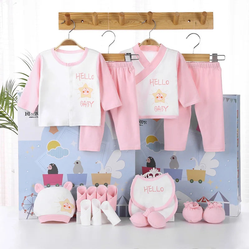 Coffret Naissance Bébé 18 Pièces — Layette Complète Cadeau