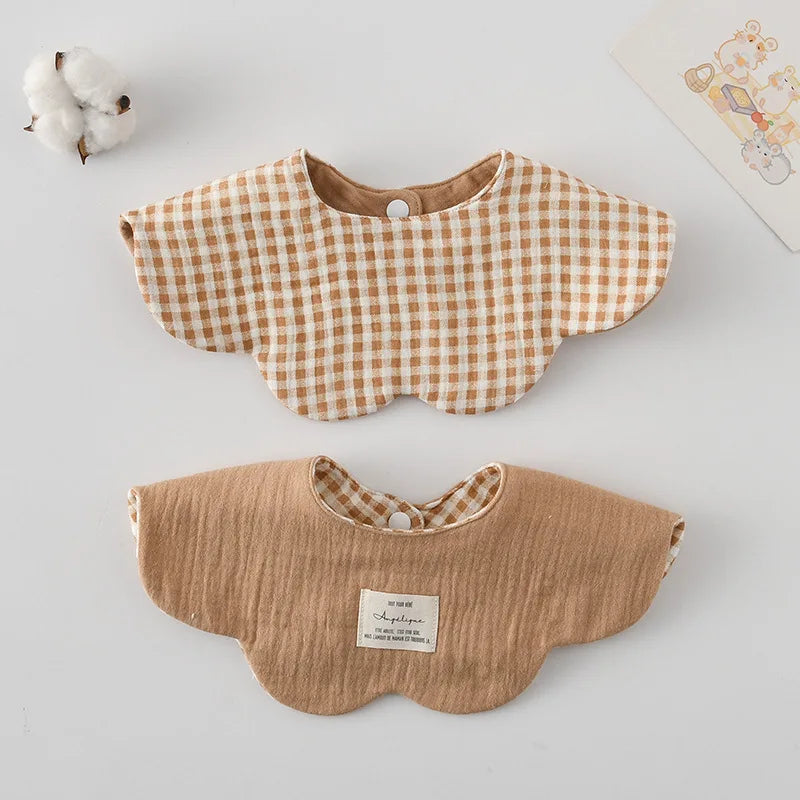 Bavoir Réversible pour Bébé Motifs Cartoon