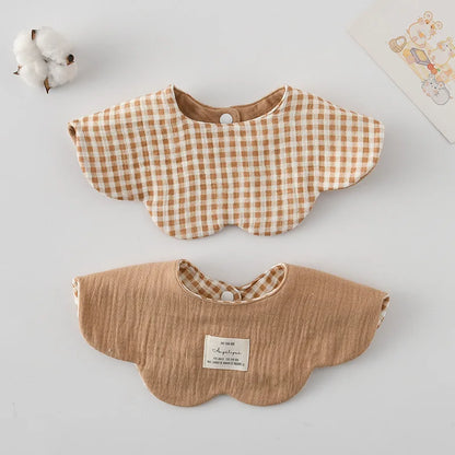 Bavoir Réversible pour Bébé Motifs Cartoon