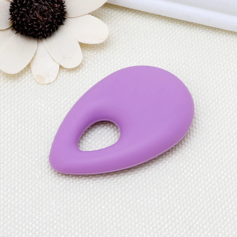 Collier de Dentition en Silicone Pendentif Goutte