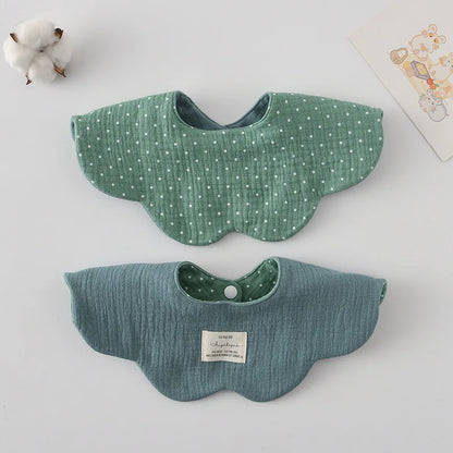 Bavoir Réversible pour Bébé Motifs Cartoon