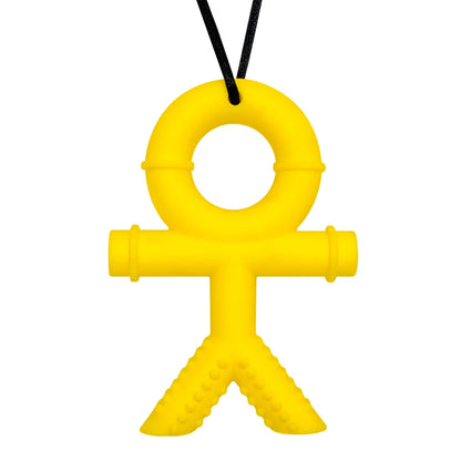 Collier à Mâcher en Silicone Forme Humaine