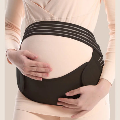 Ceinture Maternité Courbée en D | Soutien Abdominal 360°