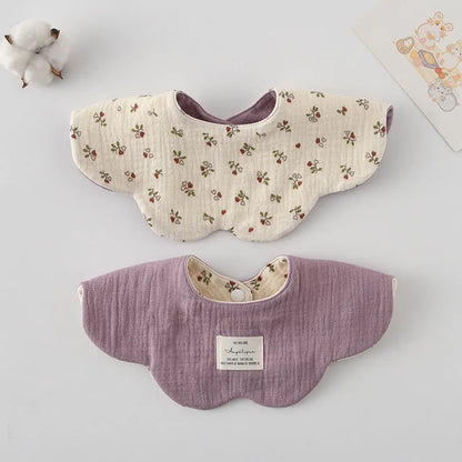 Bavoir Réversible pour Bébé Motifs Cartoon