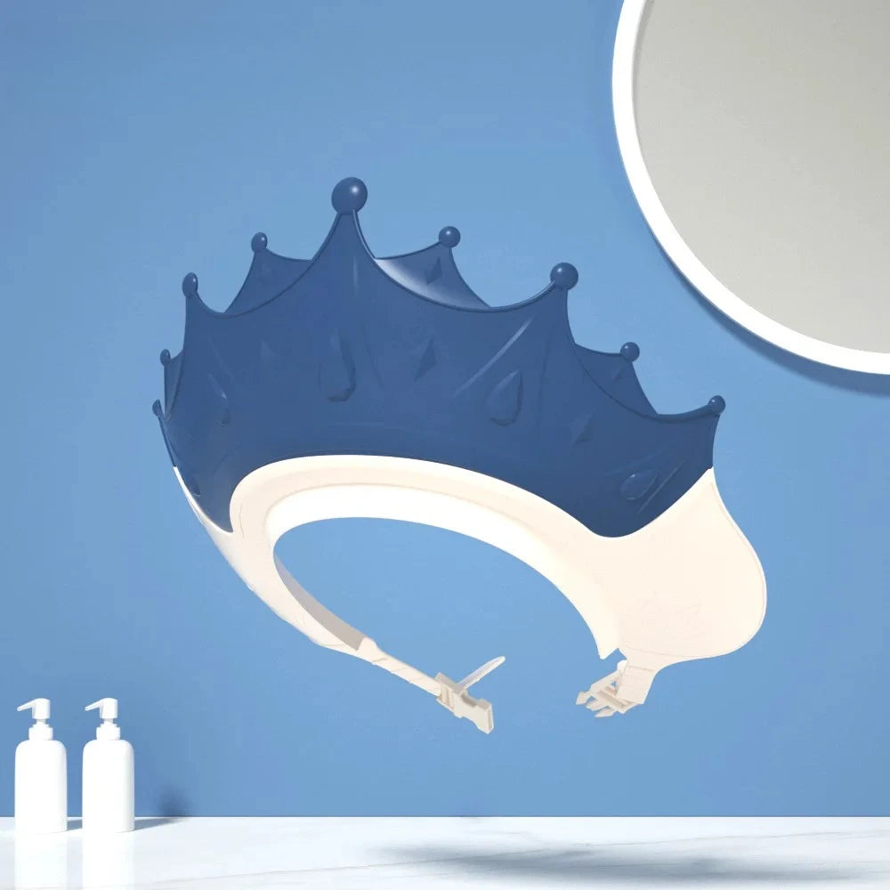 Bonnet de Bain Bébé en Silicone — Protection Oreilles & Shampoing Sans Pleurs