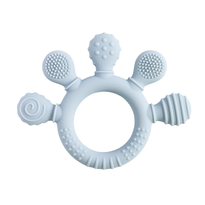 Jouet Sensoriel de Dentition en Silicone Sans BPA