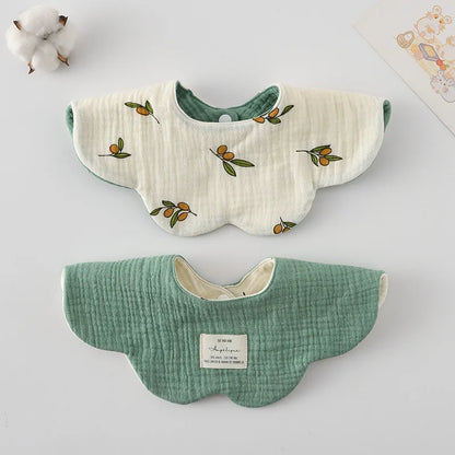 Bavoir Réversible pour Bébé Motifs Cartoon