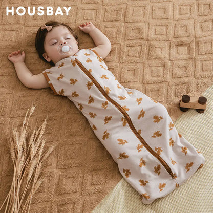 Gigoteuse Bébé en Coton — Turbulette Sans Manches avec Double Zip