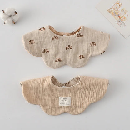 Bavoir Réversible pour Bébé Motifs Cartoon