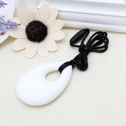 Collier de Dentition en Silicone Pendentif Goutte