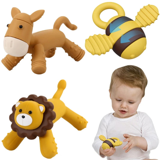 Anneau de Dentition en Silicone Forme Lion