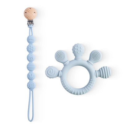 Jouet Sensoriel de Dentition en Silicone Sans BPA
