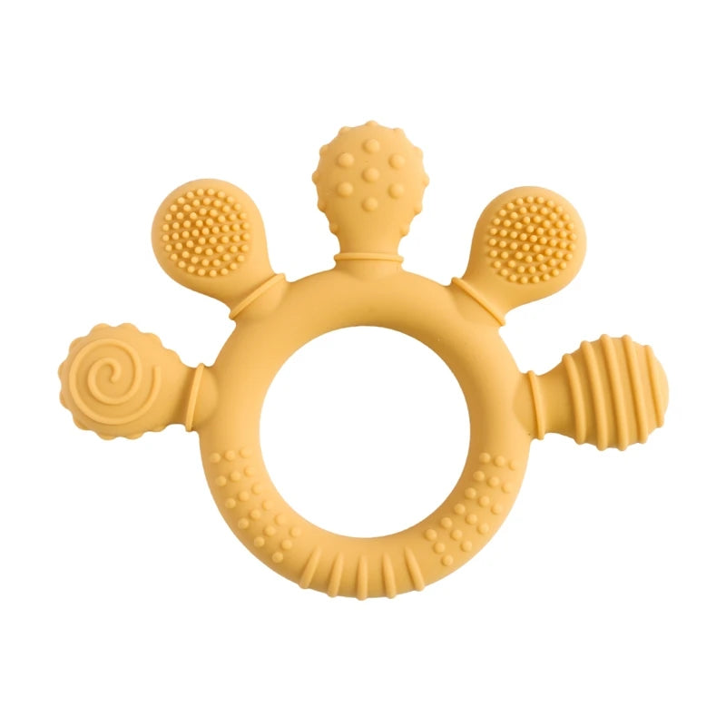 Jouet Sensoriel de Dentition en Silicone Sans BPA
