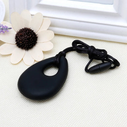 Collier de Dentition en Silicone Pendentif Goutte