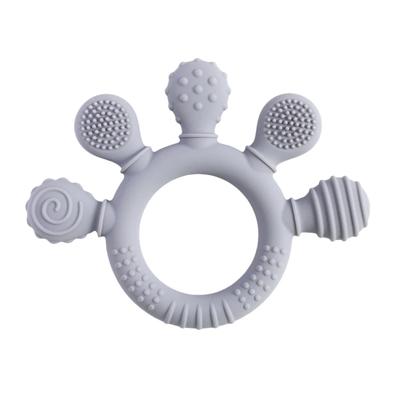 Jouet Sensoriel de Dentition en Silicone Sans BPA