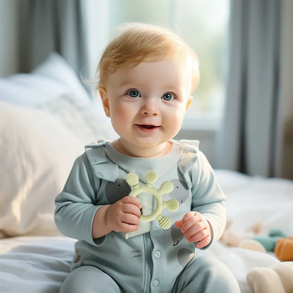 Jouet Sensoriel de Dentition en Silicone Sans BPA
