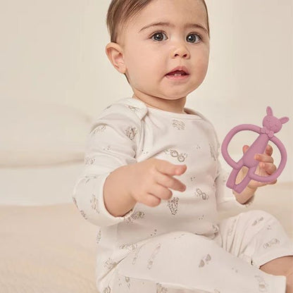 Anneau de dentition Double anneau ergonomique: Conception à deux anneaux permettant une prise en main facile et adaptée aux petites mains