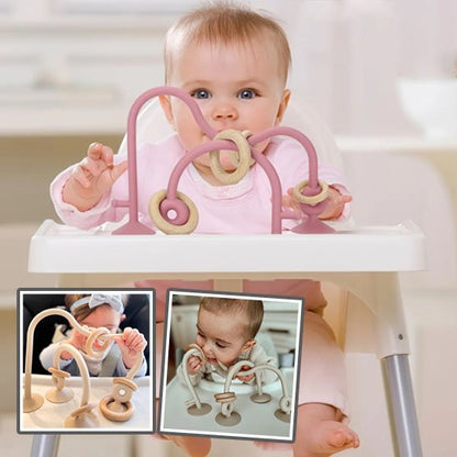 Anneau de dentition Stimulation sensorielle: formes courbes et textures variées favorisent l'éveil tactile et la coordination œil-main