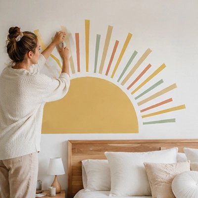 Autocollants muraux enfant Réutilisable : peut être déplacé et repositionné selon les envies sans perdre ses propriétés adhésives.– La Boutik BéBé