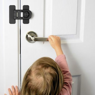 Bloque porte bebe Installation sans outils: Se fixe facilement sur le cadre de porte sans perçage ni vis, préservant ainsi vos encadrements