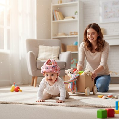 Casque bebe Ajustement sécurisé: Système de fixation avec sangles réglables sous le menton pour maintenir le casque en place
