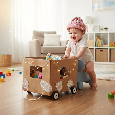 Casque bebe Protection adaptée: Casque de sécurité spécialement conçu pour protéger la tête des tout-petits pendant leur apprentissage moteur