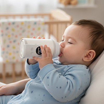 Chauffe biberon Arrêt automatique de sécurité: évite la surchauffe et garantit une utilisation sans surveillance prolongée