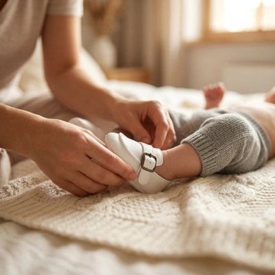 Chaussure bebe Coupe basse: assure liberté de mouvement au niveau de la cheville