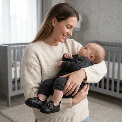 Chaussure bebe Design minimaliste et épuré: s'accorde facilement avec toutes les tenues du quotidien