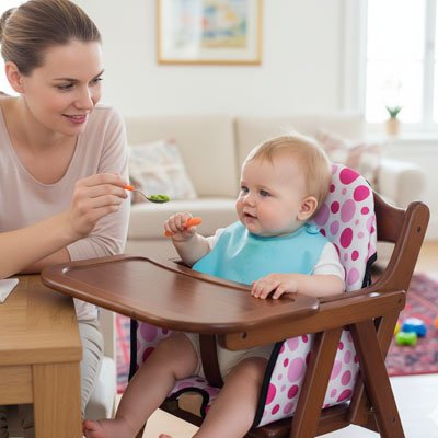 Coussin pour chaise haute 