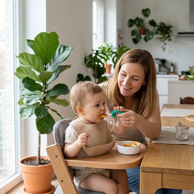 Couvert pour bebe​ Set complet: comprend cuillère et fourchette pour accompagner l'apprentissage alimentaire