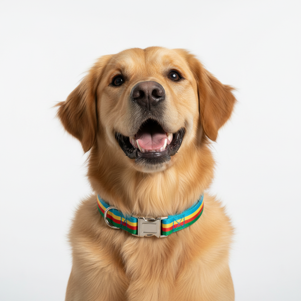 Collier pour chien porté