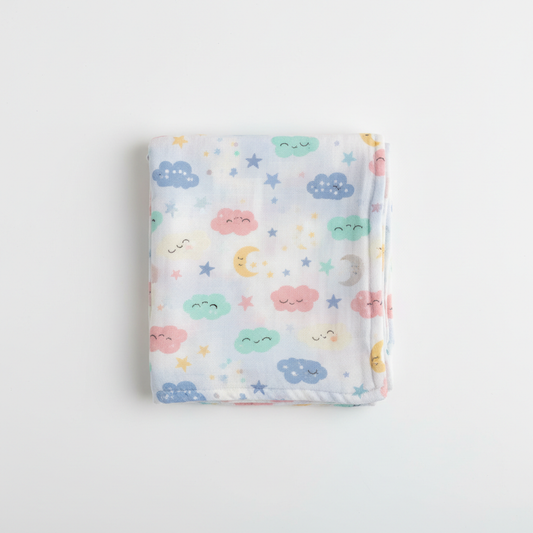 Couverture d'emmaillotage en mousseline
